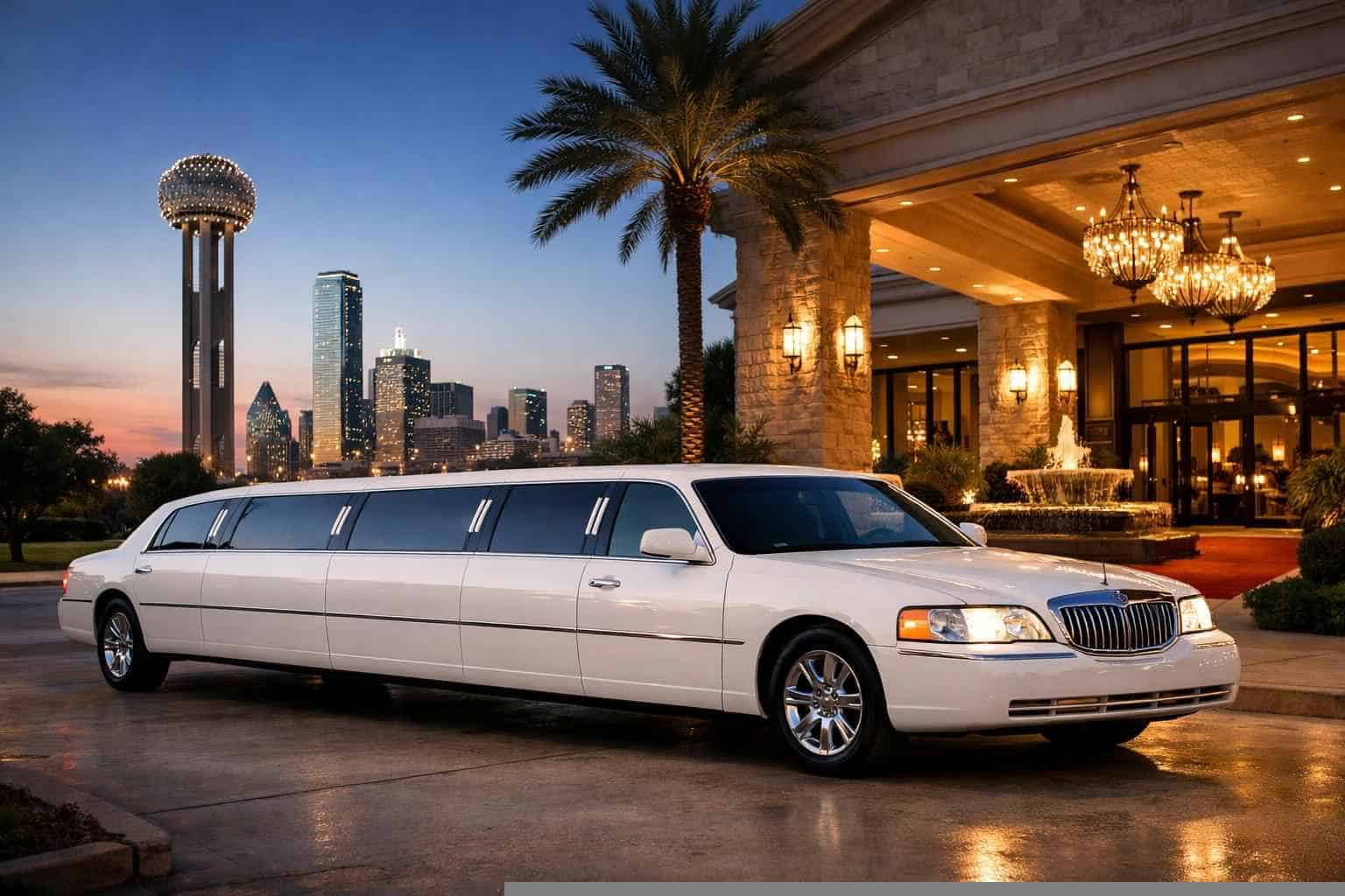 DeSoto Texas White Limo Rental