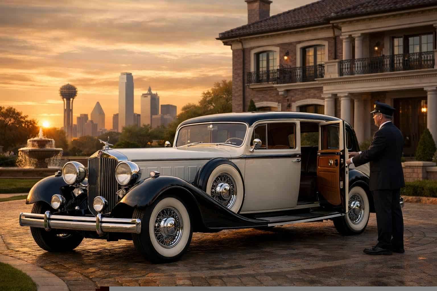 Garland Texas Antique Vehicle Rental with Driver