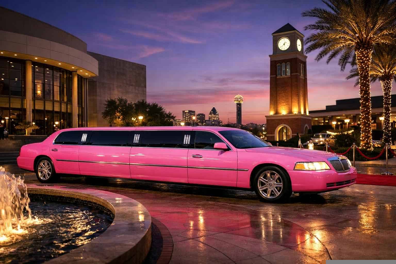 Garland Texas Pink Limo Rental