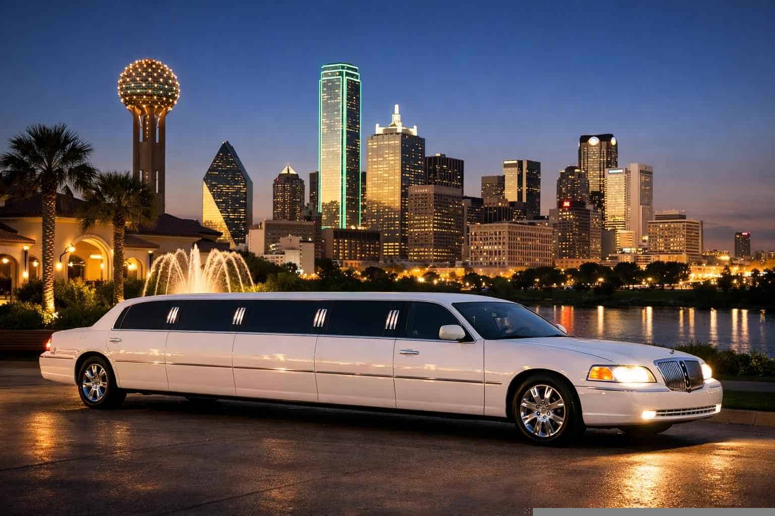 Garland Texas White Limo Rental