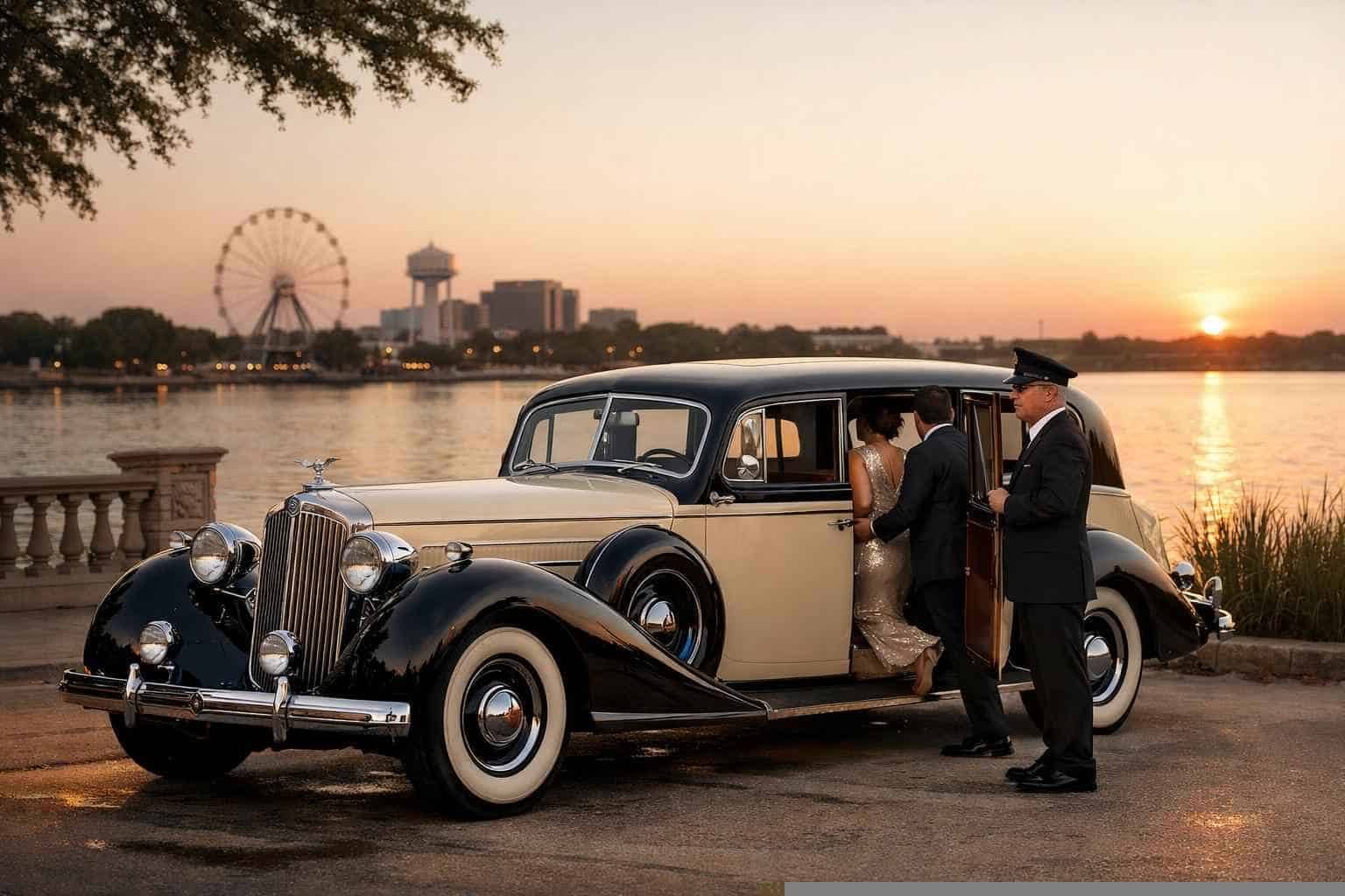 Grand Prairie Texas Antique Vehicle Rental with Driver