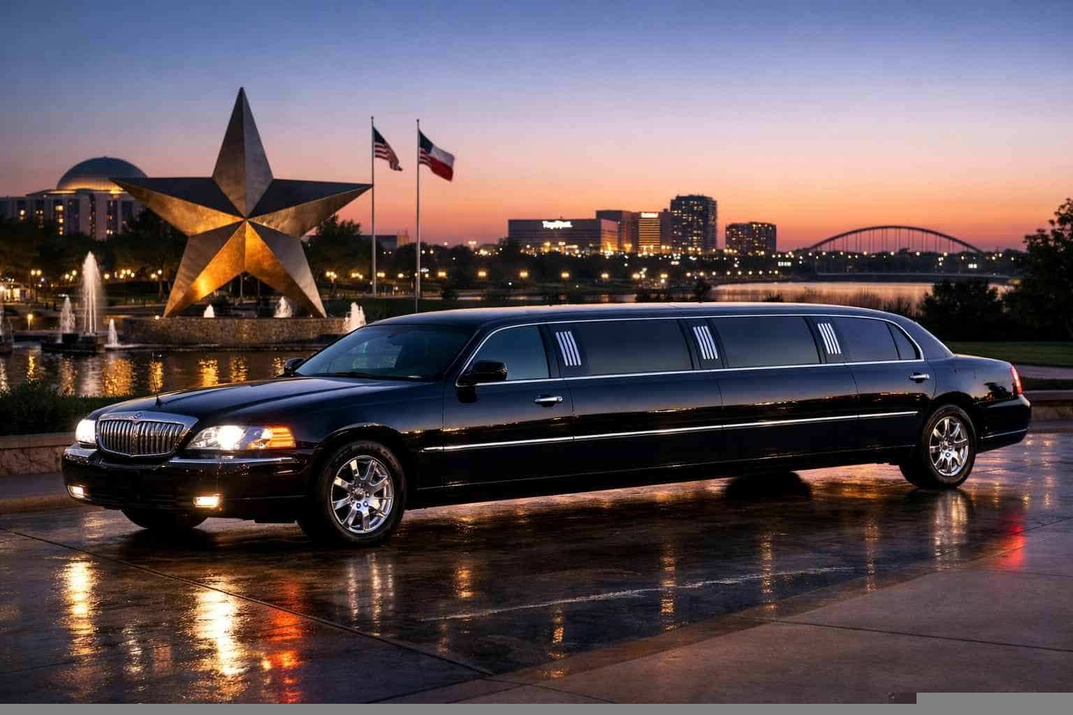 Grand Prairie Texas Black Limo Rental