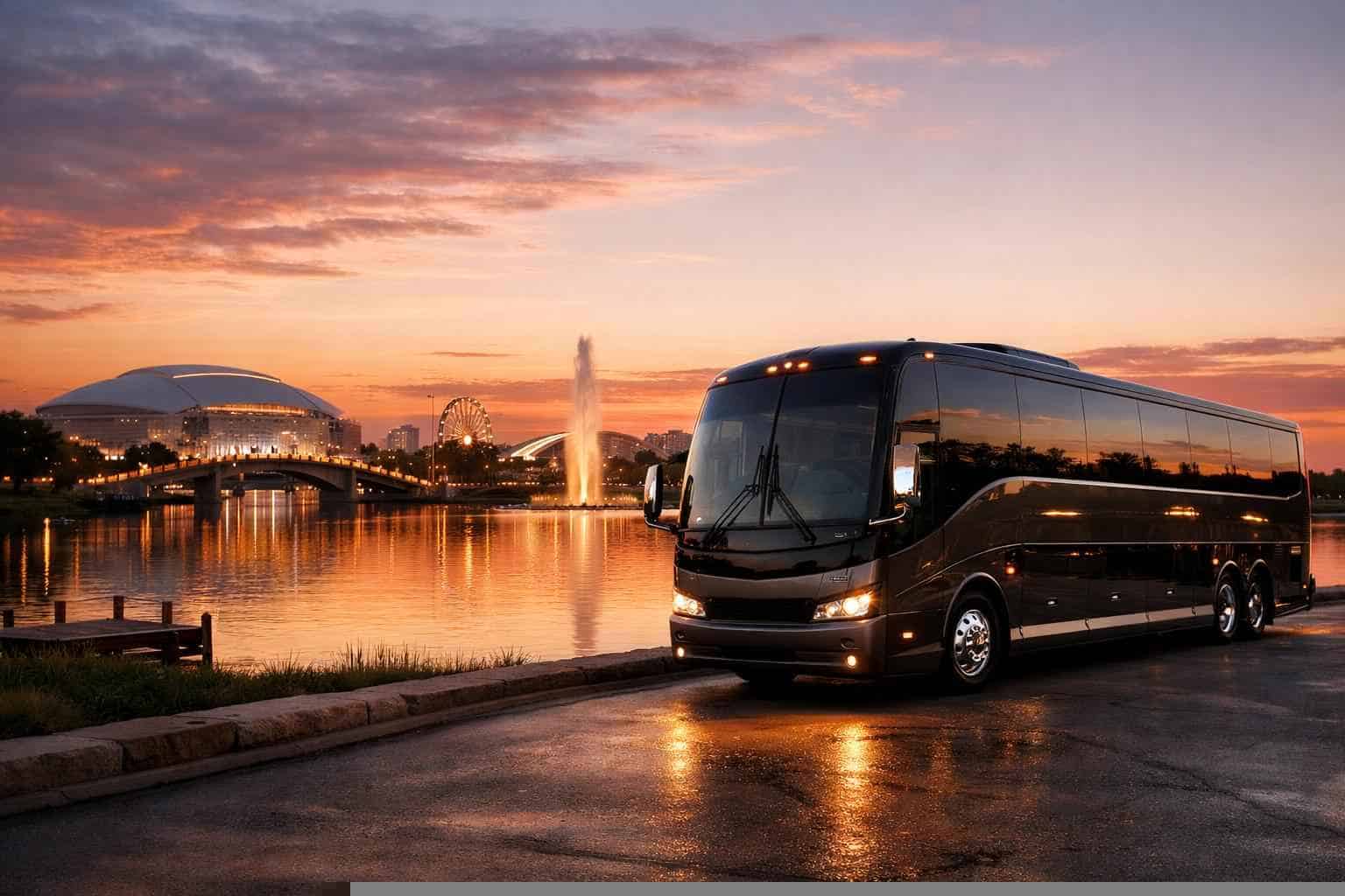 Grand Prairie Texas Charter Bus Rental