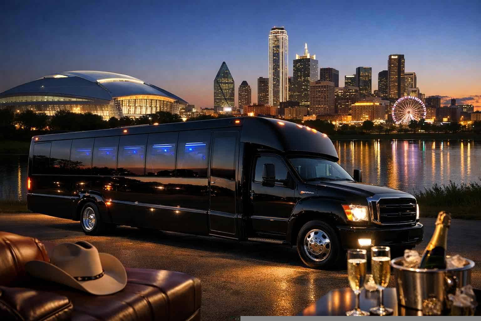 Grand Prairie Texas Limo Bus Rental