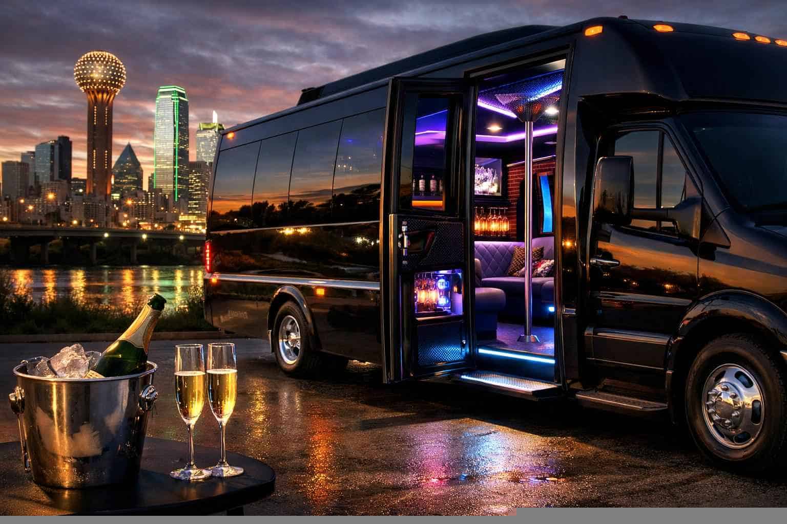 Grand Prairie Texas Party Bus Rental