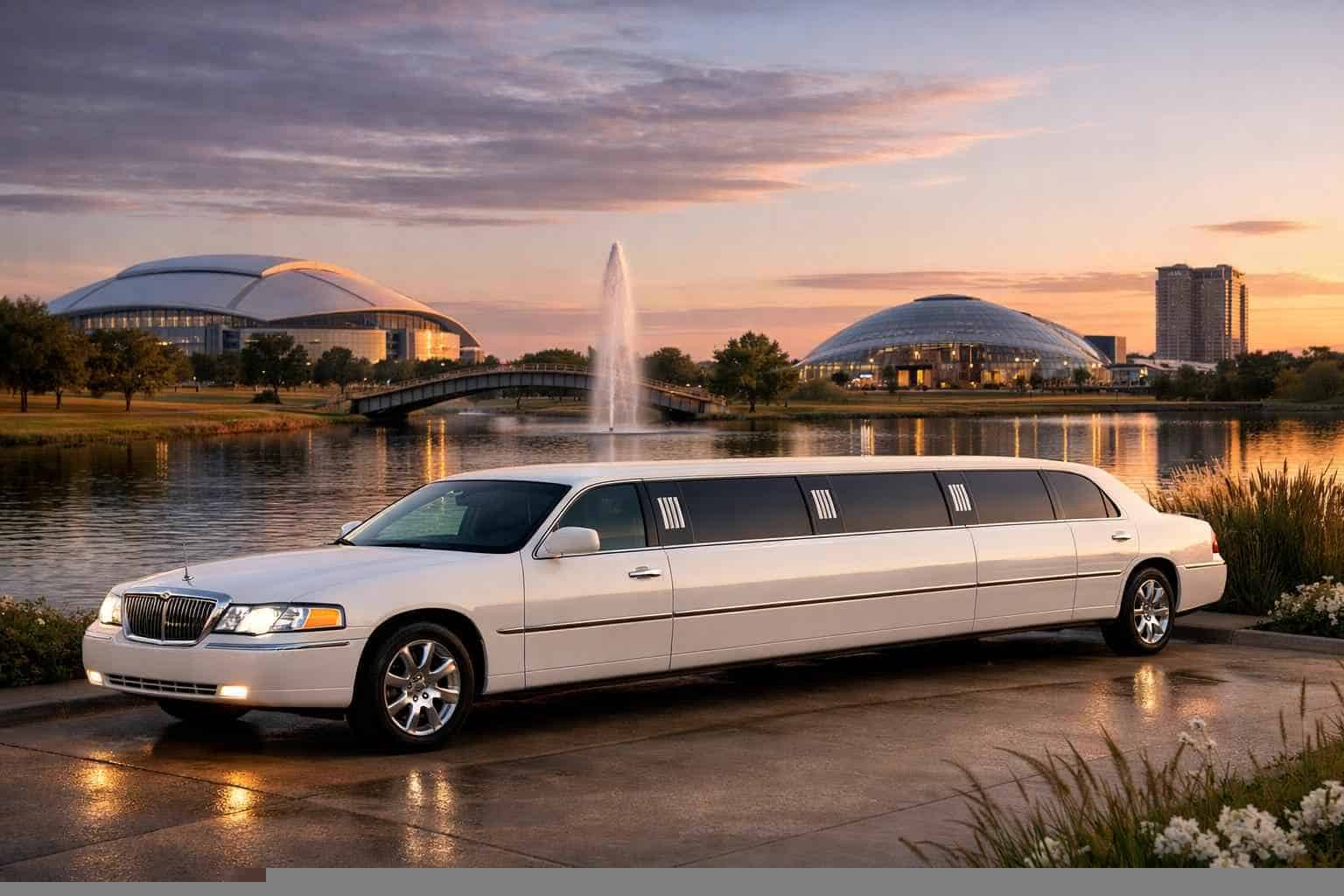 Grand Prairie Texas White Limo Rental
