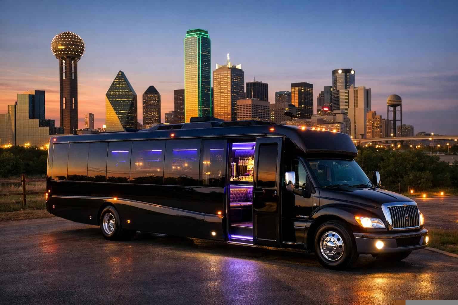 Lancaster Texas Limo Bus Rental