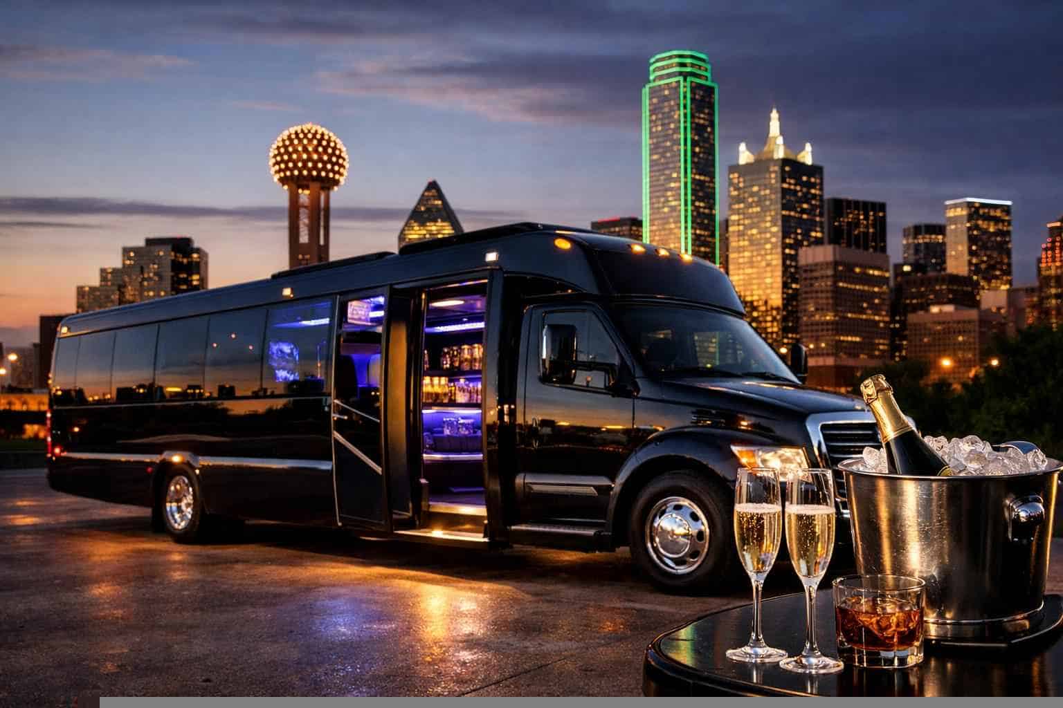 Lancaster Texas Party Bus Rental