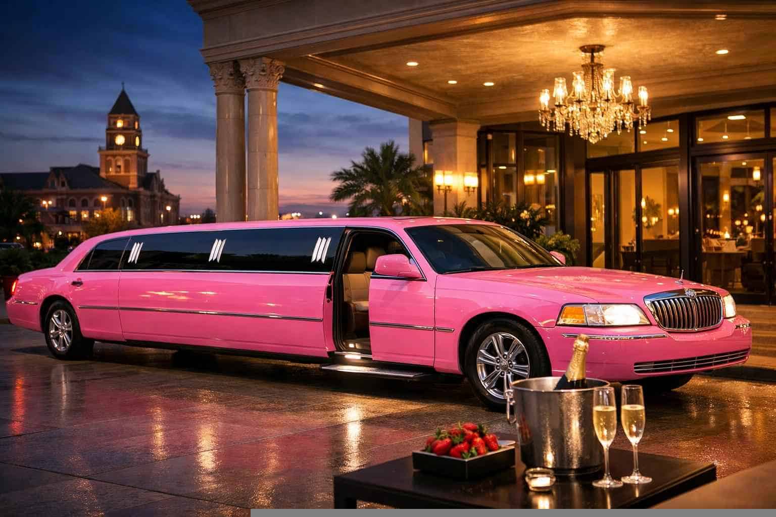 Lancaster Texas Pink Limo Rental