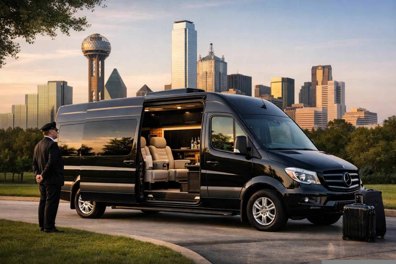 Lancaster Texas Sprinter Van Rental with Driver