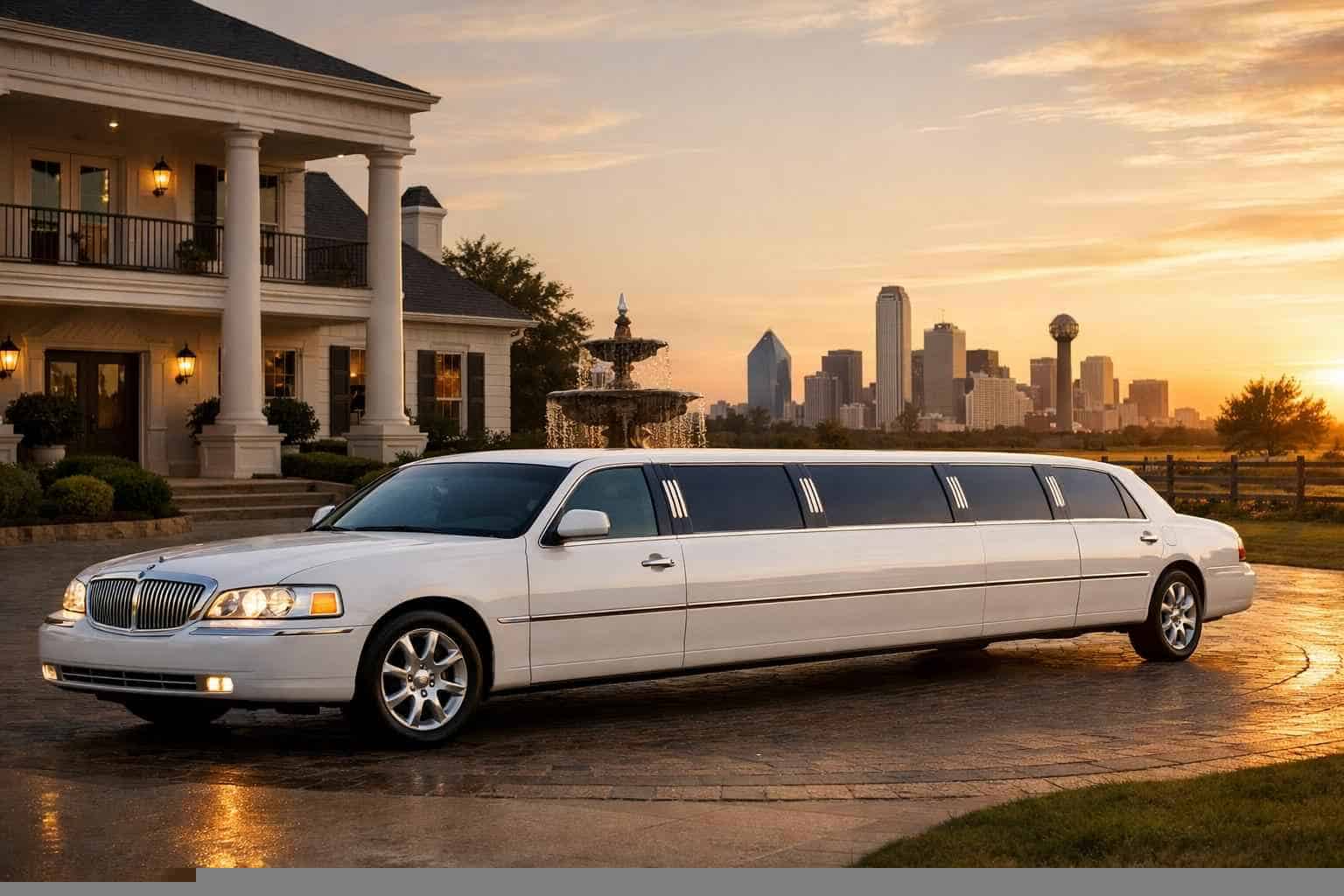 Lancaster Texas White Limo Rental