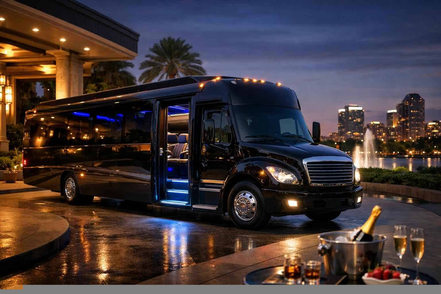 Limo Bus Rental DeSoto TX