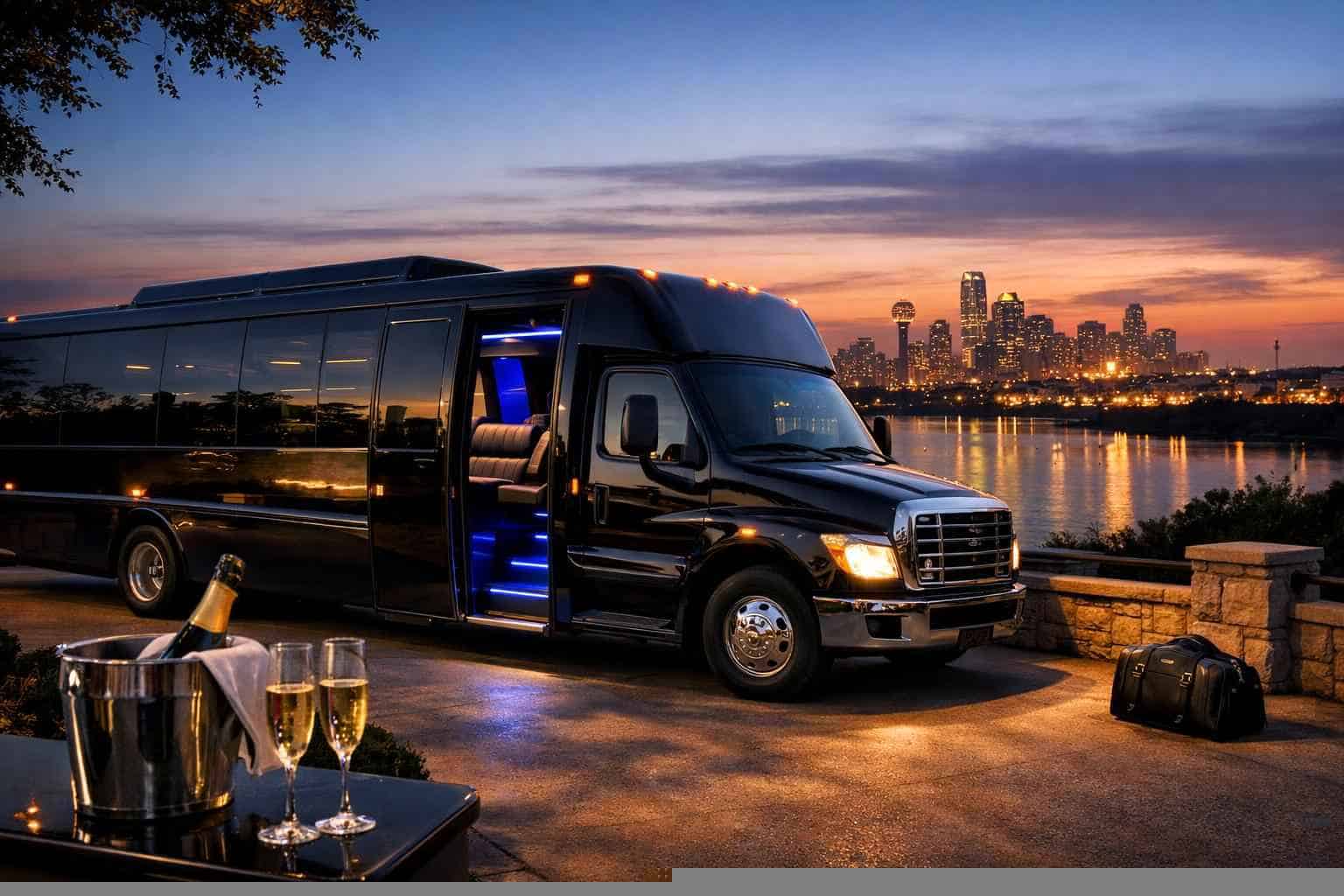 Limo Bus Rental Near Me Cedar Hill TX
