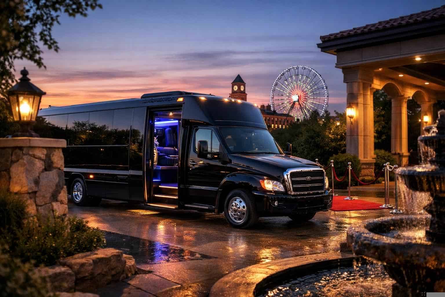 Limo Bus Rental Near Me Garland TX