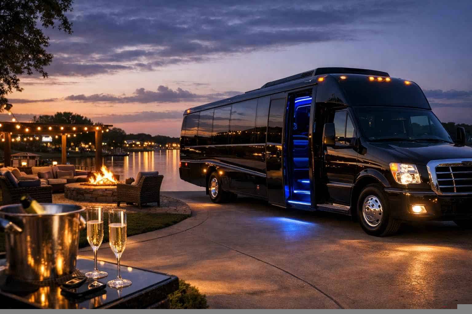 Limo Bus Rental Near Me Little Elm TX