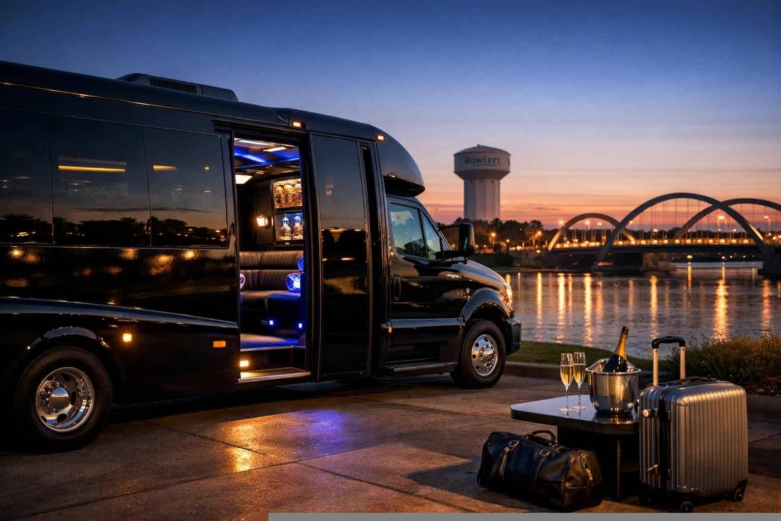 Limo Bus Rental Near Me Rowlett TX