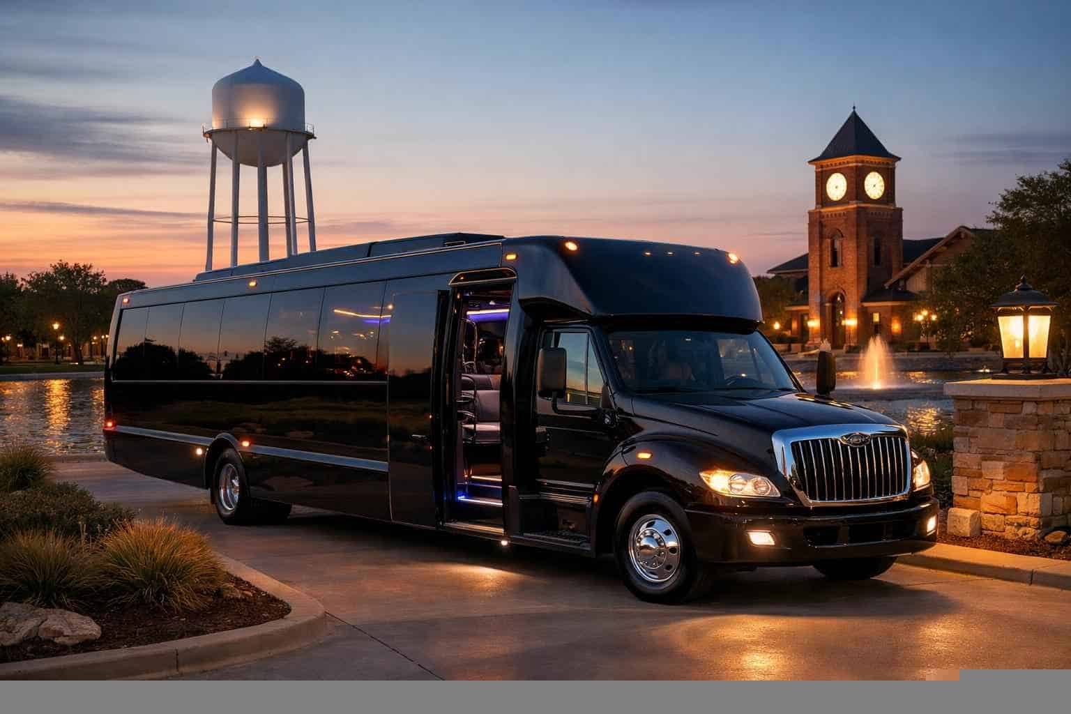 Limo Bus Rental Near Me Sachse TX