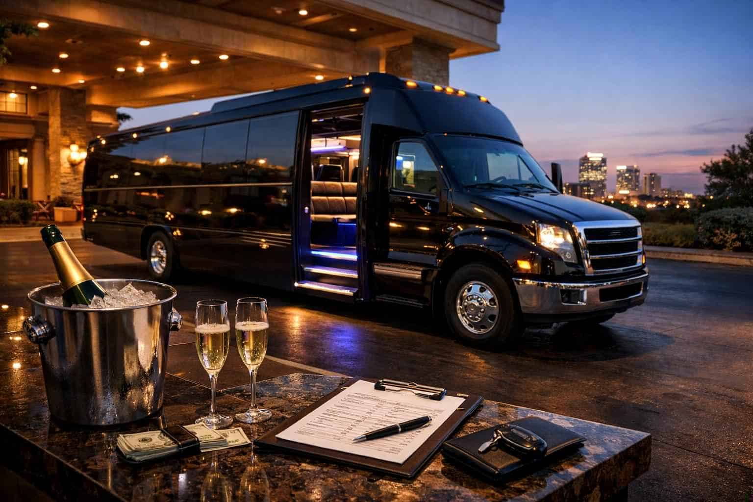 Limo Bus Rental Prices in Desoto TX