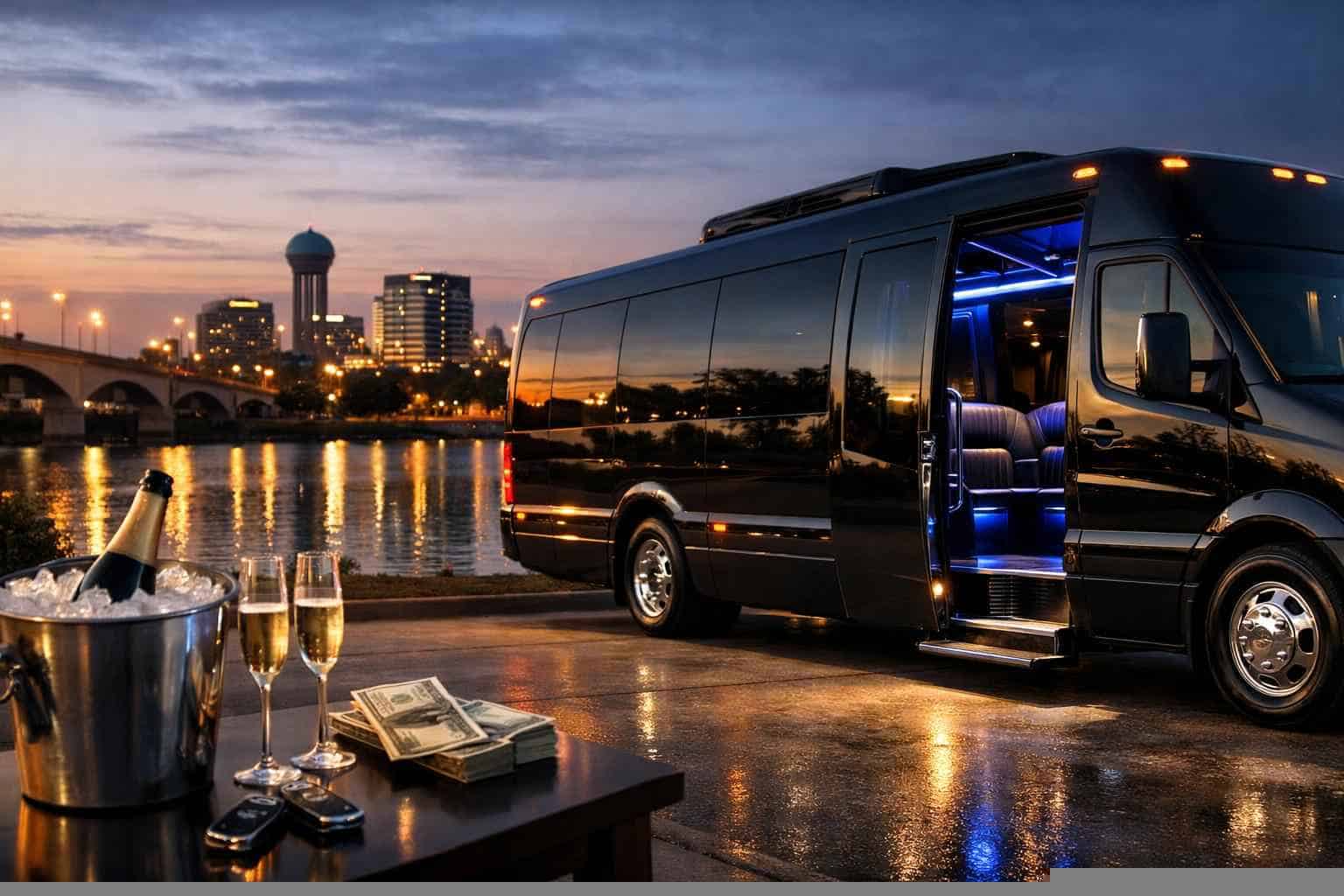 Limo Bus Rental Prices in Grand Prairie TX