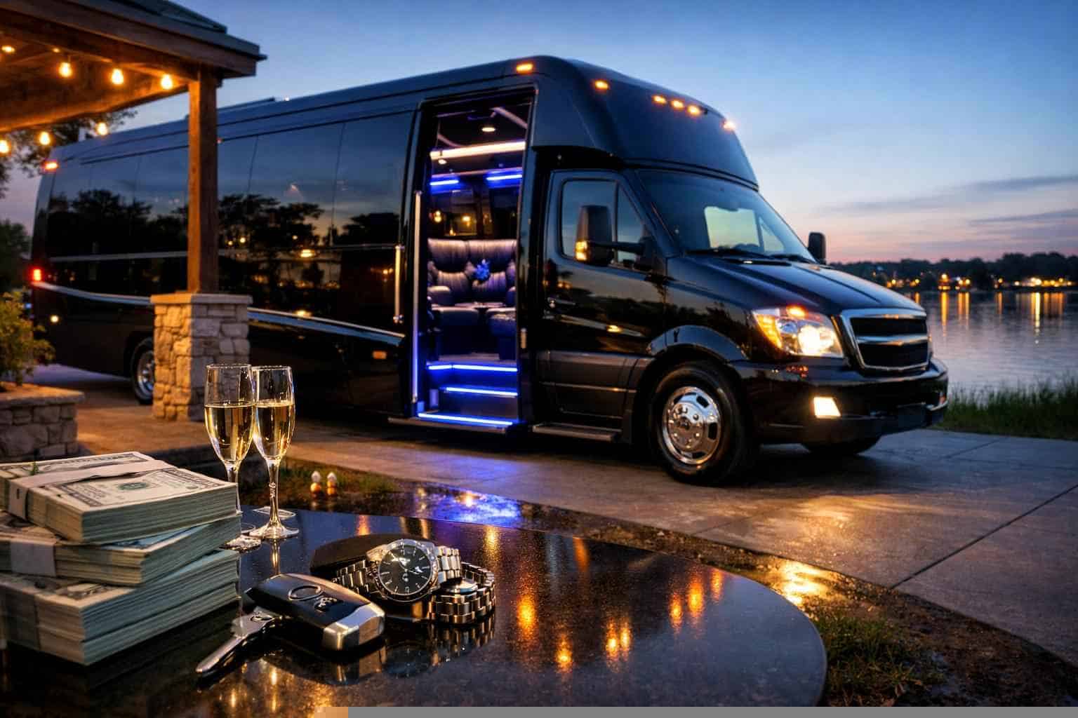 Limo Bus Rental Prices in Little Elm TX