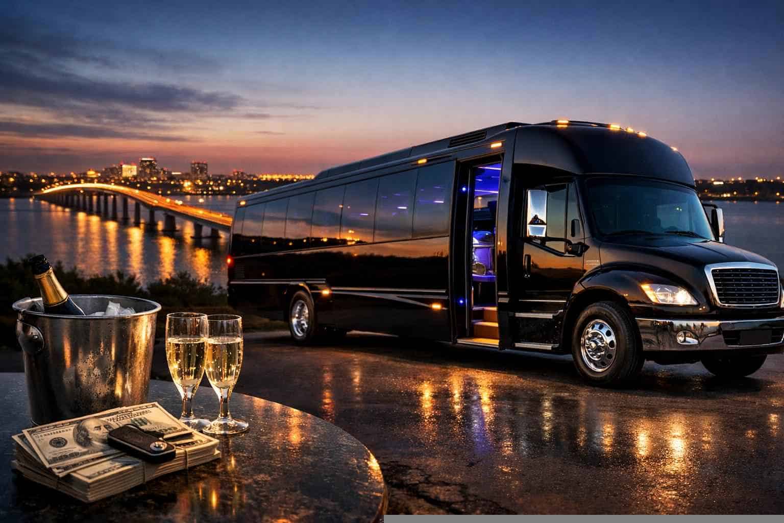 Limo Bus Rental Prices in Rockwall TX