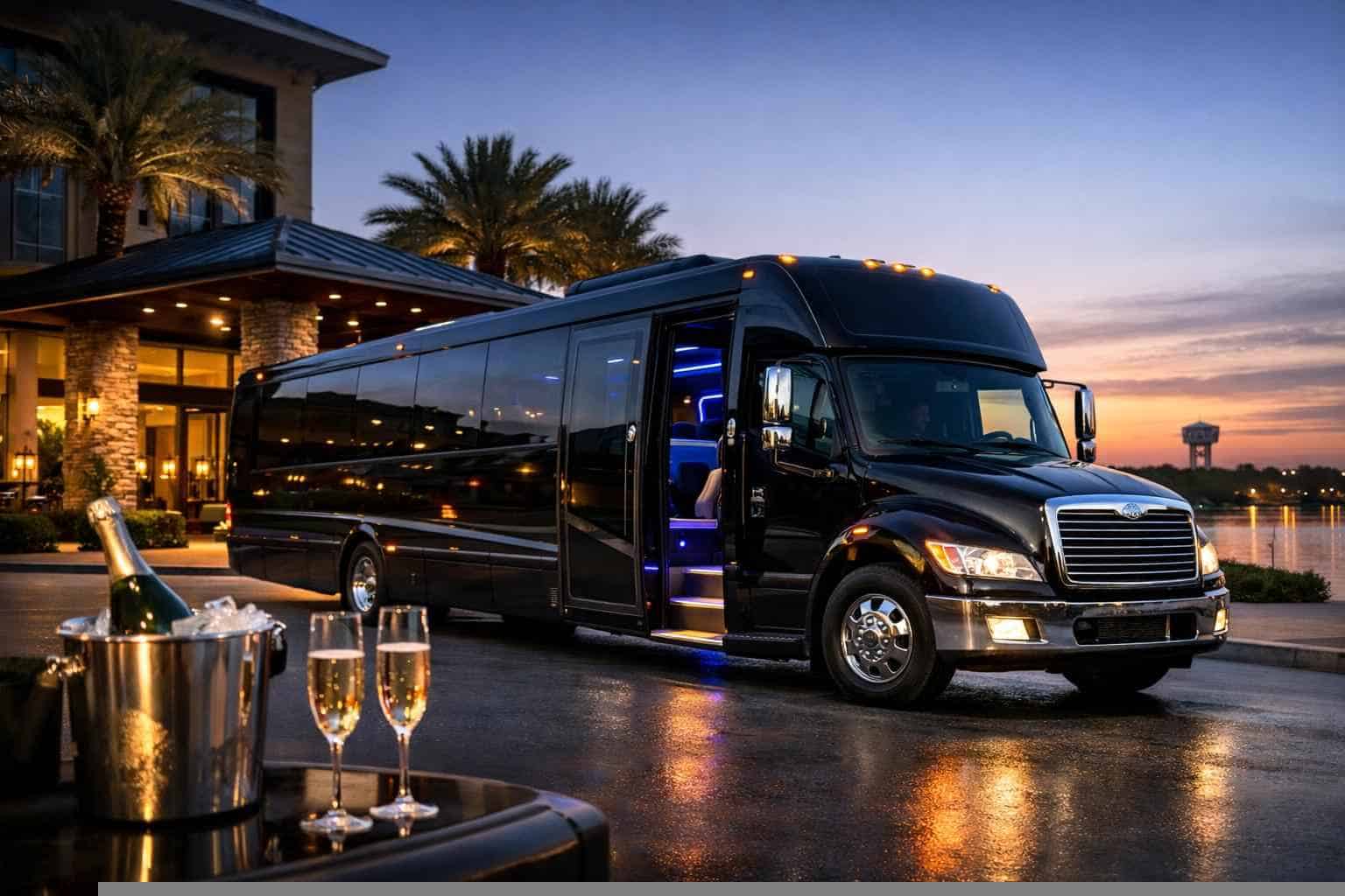 Limo Bus Rental Rowlett TX
