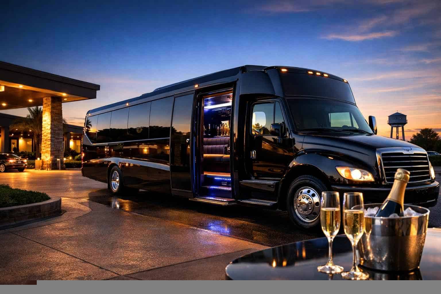 Limo Bus Rental Sachse TX