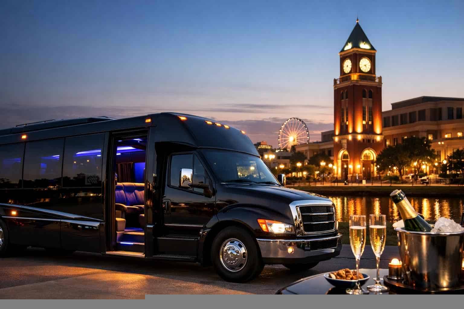 Limo Bus Service Garland TX
