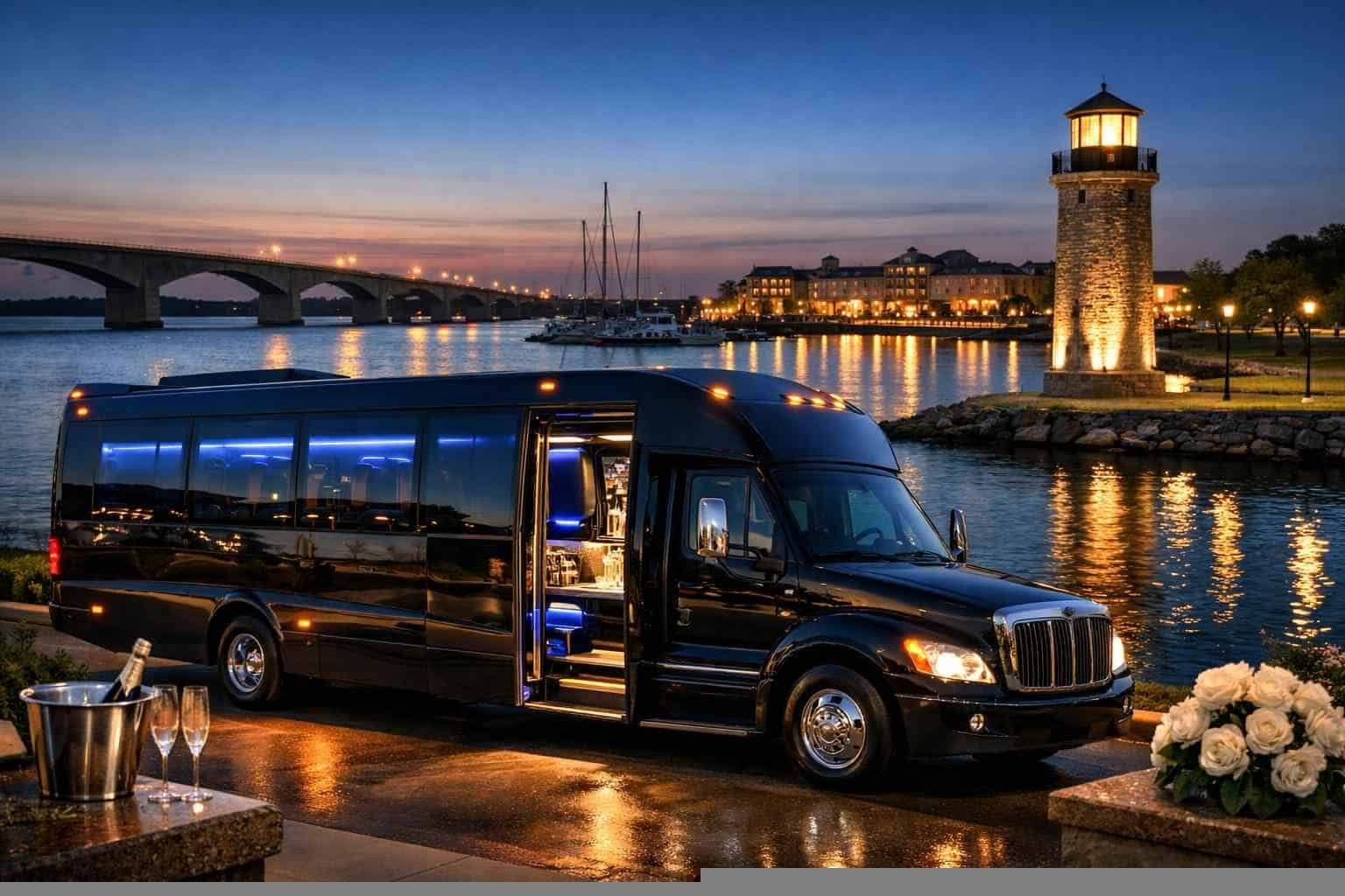 Limo Bus Service Rockwall TX
