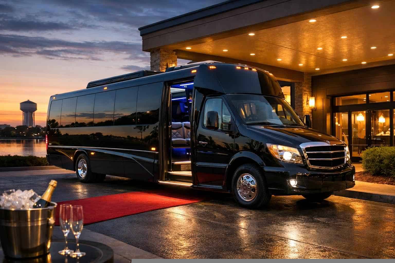 Limo Bus Service Rowlett TX