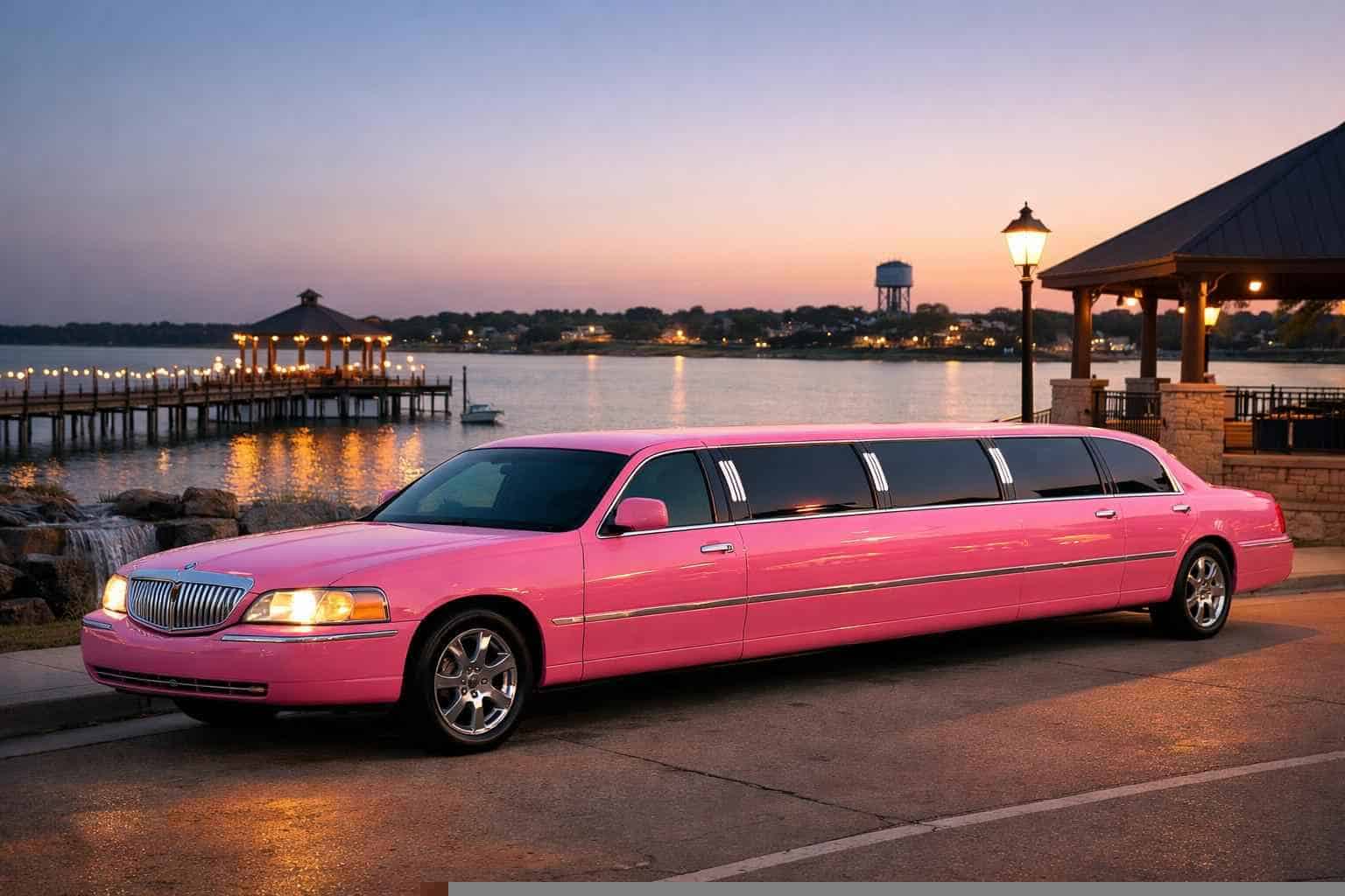 Little Elm Texas Pink Limo Rental