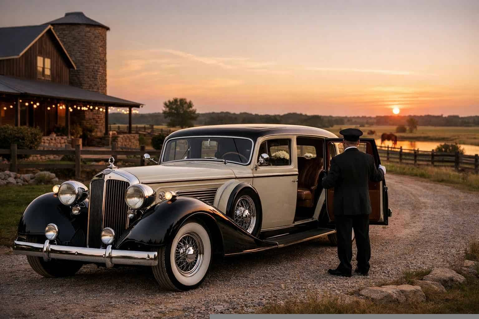 Luxury Antique Vehicle Rental with Driver in Celina Texas