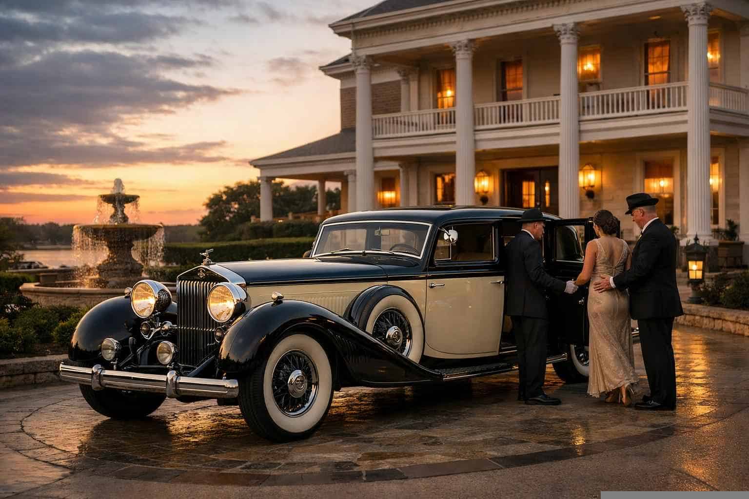 Luxury Antique Vehicle Rental with Driver in Desoto Texas