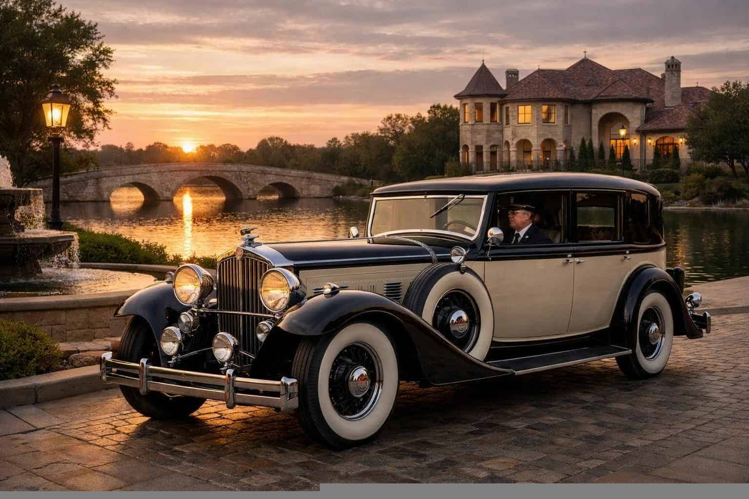 Luxury Antique Vehicle Rental with Driver in Grand Prairie Texas