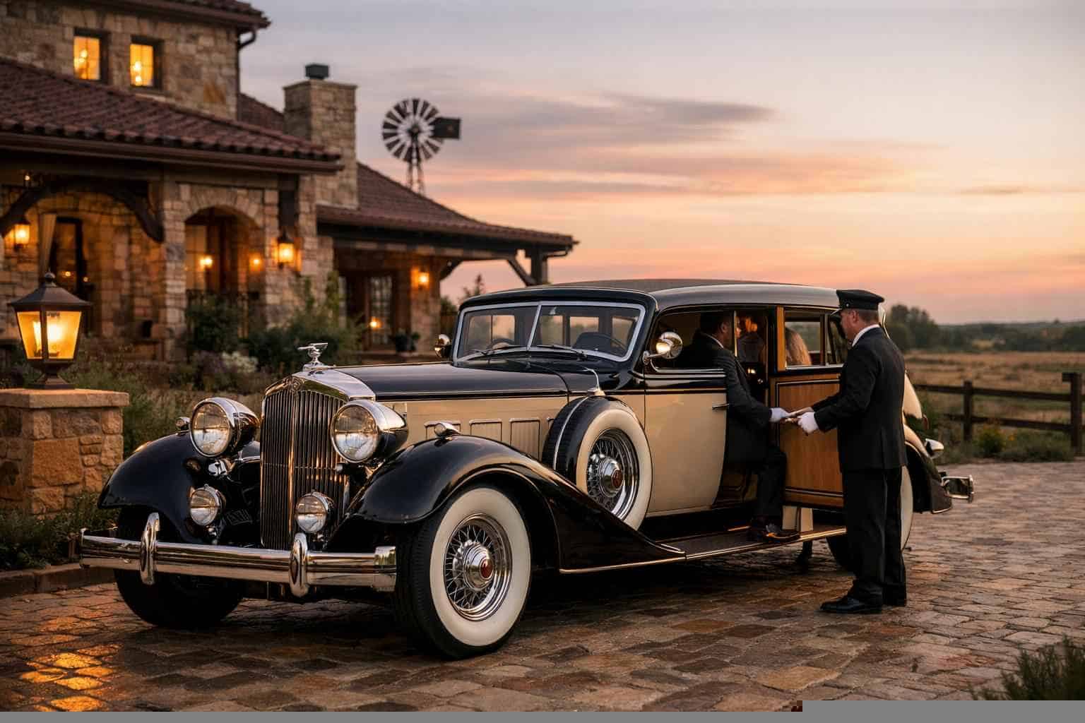 Luxury Antique Vehicle Rental with Driver in Mesquite Texas