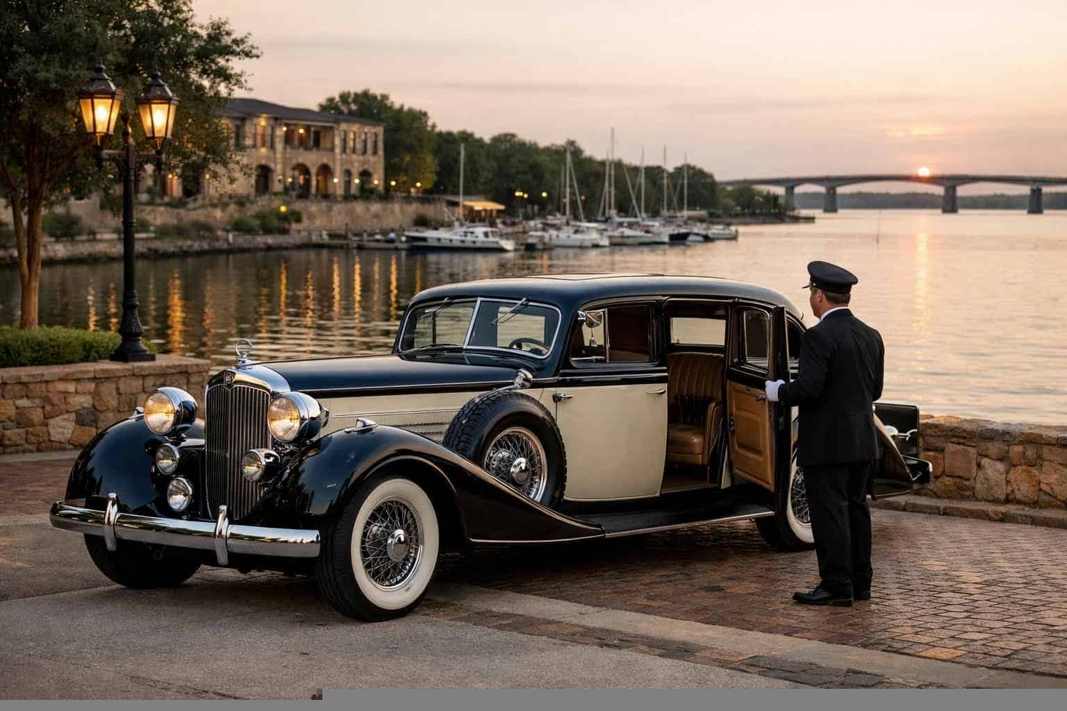 Luxury Antique Vehicle Rental with Driver in Rockwall Texas
