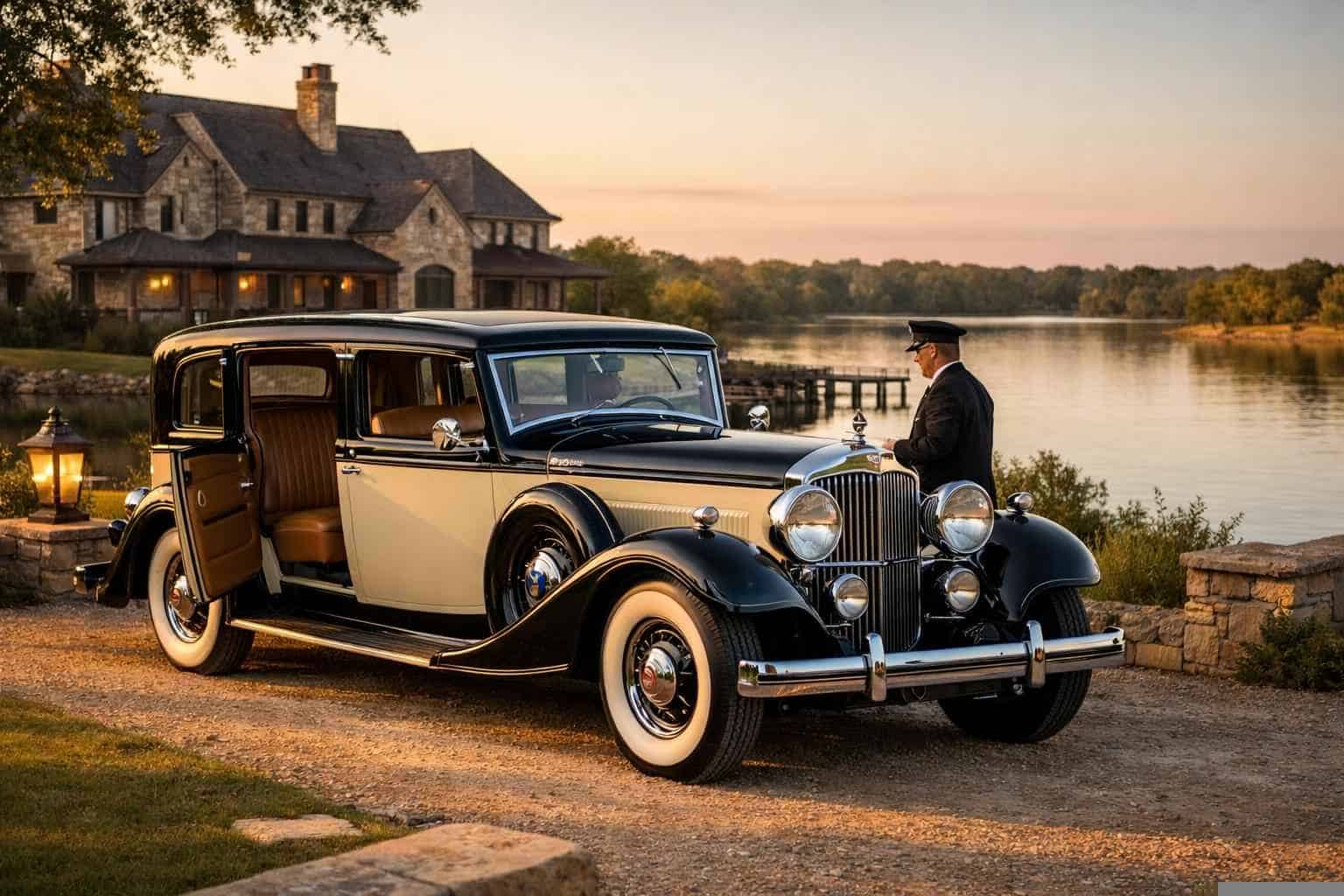 Luxury Antique Vehicle Rental with Driver in Wylie Texas
