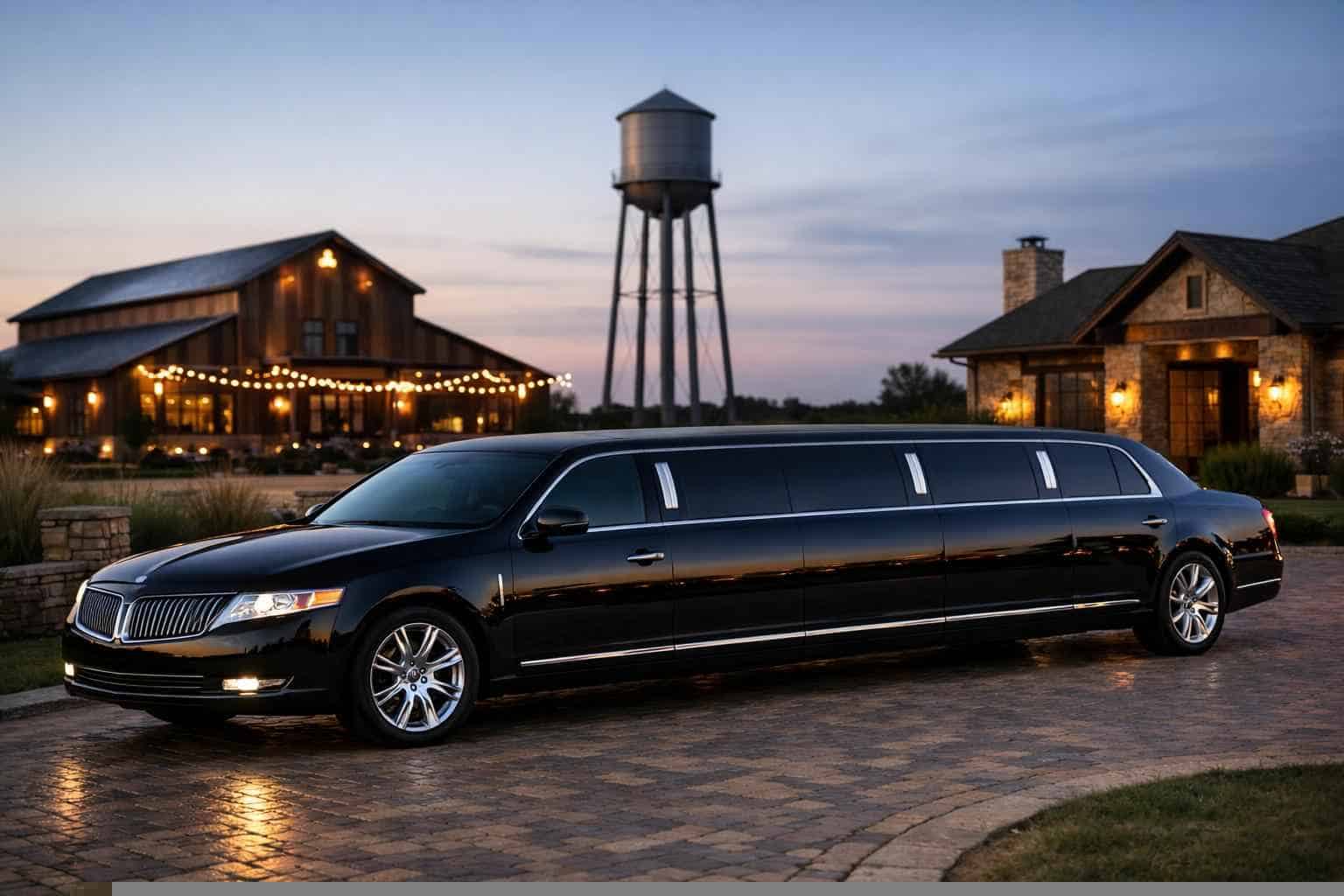 Luxury Black Limo Rental in Celina Texas