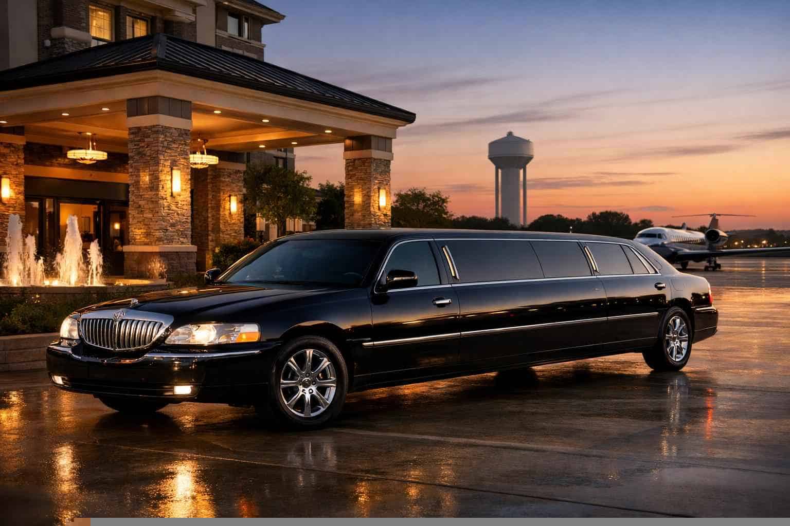 Luxury Black Limo Rental in DeSoto Texas