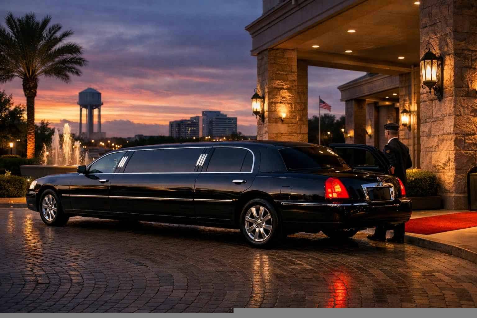 Luxury Black Limo Rental in Lancaster Texas