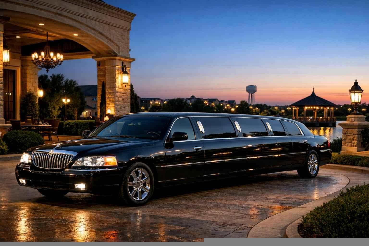 Luxury Black Limo Rental in Sachse Texas