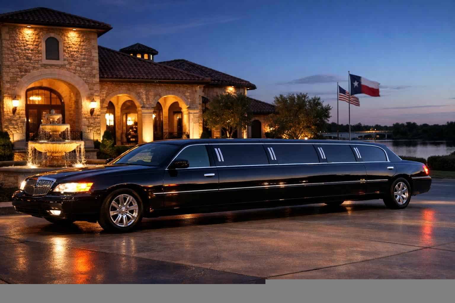 Luxury Black Limo Rental in Wylie Texas