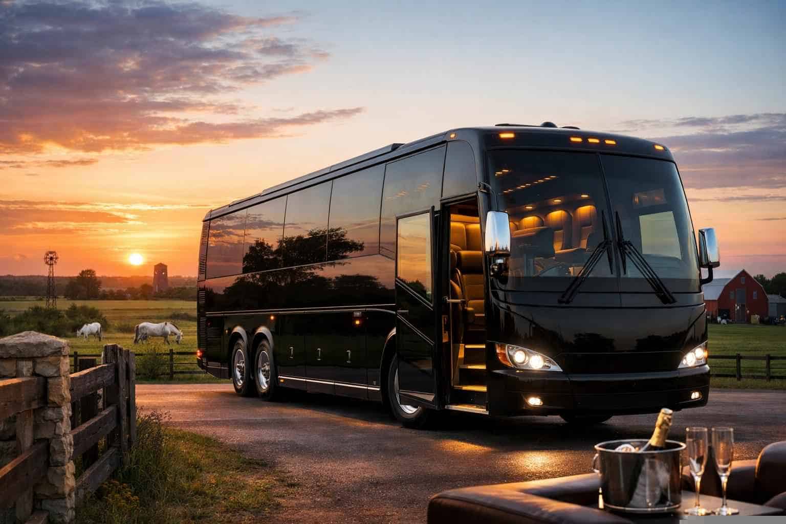 Luxury Bus Rental in Celina Texas