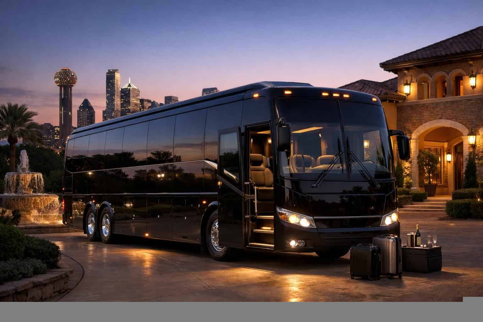 Luxury Bus Rental in DeSoto Texas