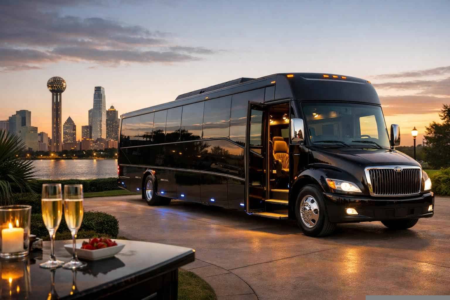 Luxury Bus Rental in Garland Texas