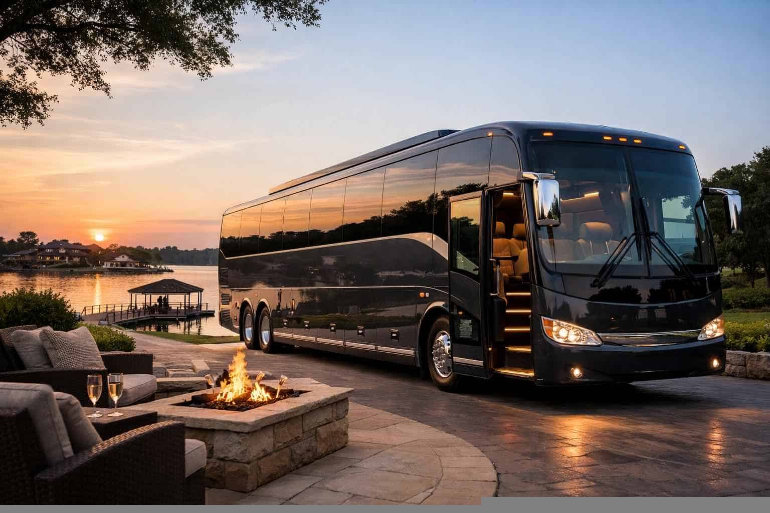 Luxury Bus Rental in Little Elm Texas