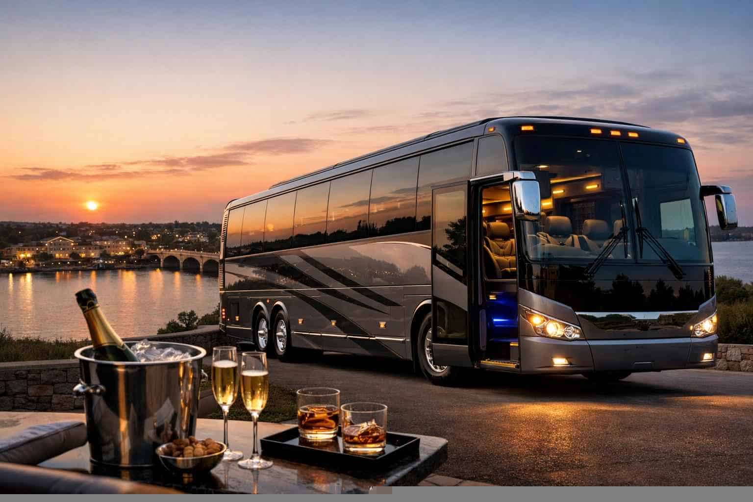 Luxury Bus Rental in Rockwall Texas