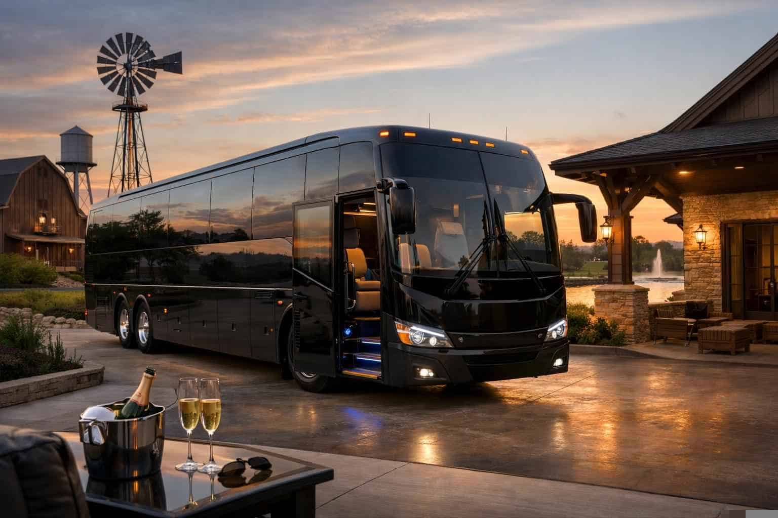 Luxury Bus Rental in Sachse Texas