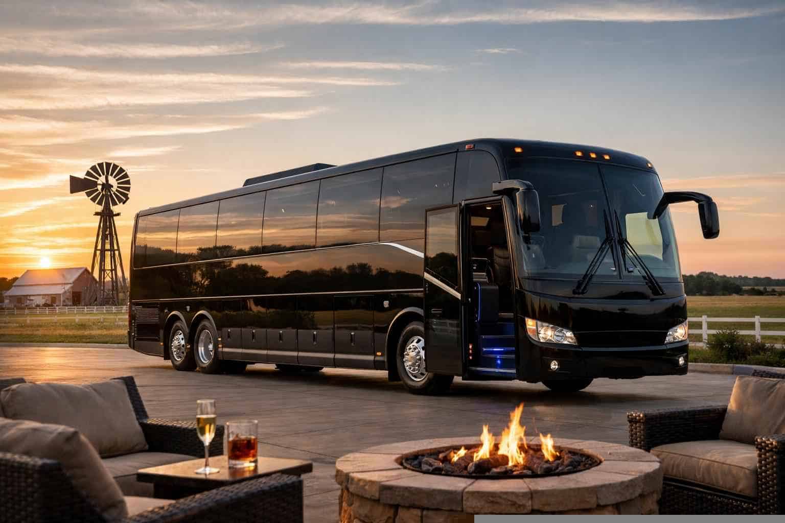 Luxury Charter Bus Rental in Celina Texas