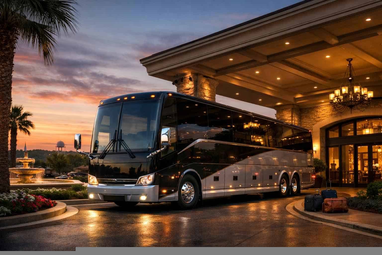 Luxury Charter Bus Rental in DeSoto Texas
